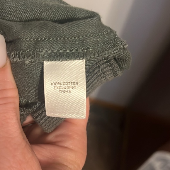 Frenchi cropped long sleeve light jacket/top sz L - Picture 8 of 11